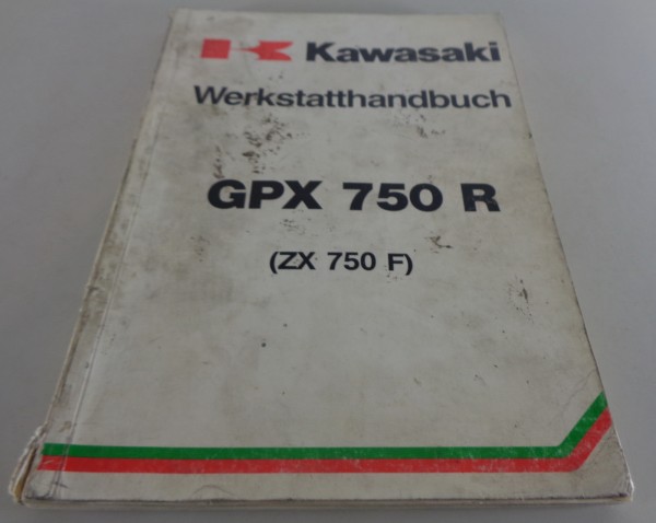 Werkstatthandbuch / Workshop Manual Kawasaki GPX 750 R Stand 1986