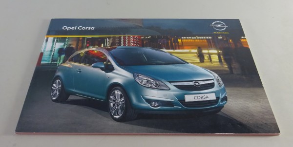 Prospekt / Broschüre Opel Corsa D Stand 01/2010