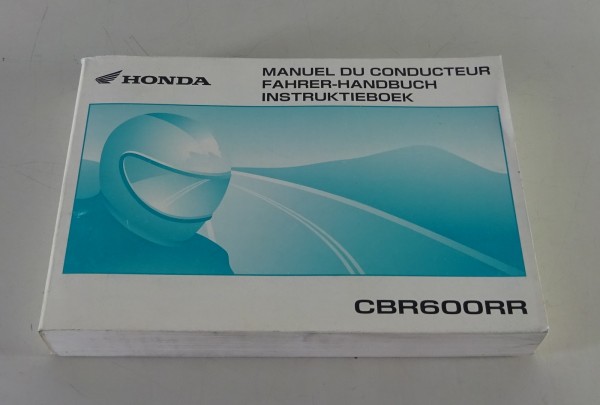 Betriebsanleitung / Instruktieboek Honda CBR 600 RR Fireblade Stand 2004