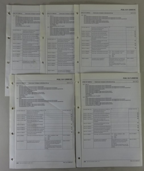Schaltplan Mercedes-Benz W204 Außenbeleuchtung | Typ 204 | Stand 12/2010