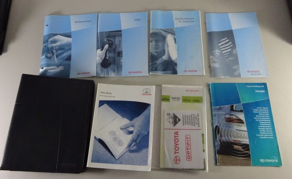 Bordmappe + Betriebsanleitung / Handbuch Toyota Yaris Verso Typ XP9 Stand 2005