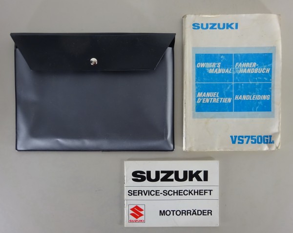 Bordmappe + Betriebsanleitung / Handbuch Suzuki VS 750 GL Intruder Stand 12/1985