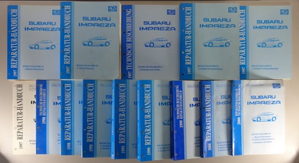 Werkstatthandbuch Subaru Impreza Limousine + Kombi / 4 WD Stand 1996 - 1997