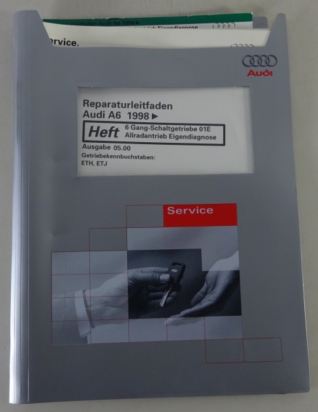 Werkstatthandbuch Audi A6 C5 ab 1998 6 Gang-Getriebe 01E Eigendiagnose 05/2000