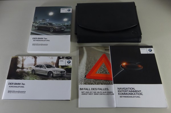 Bordmappe mit Betriebsanleitung BMW 7er F01 730i - 750d xDrive Stand 04/2013