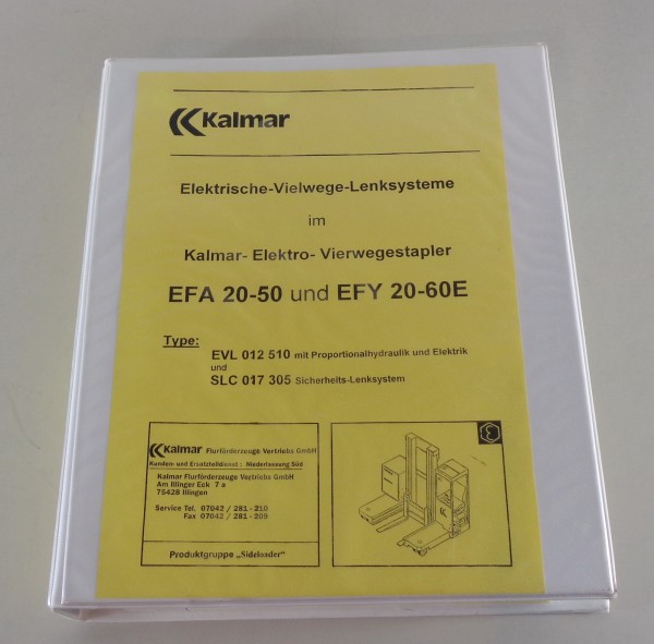 Werkstatthandbuch Kalmar Gabelstapler EFA 20-50, EFY 20-60E Lenksystem 1/1997