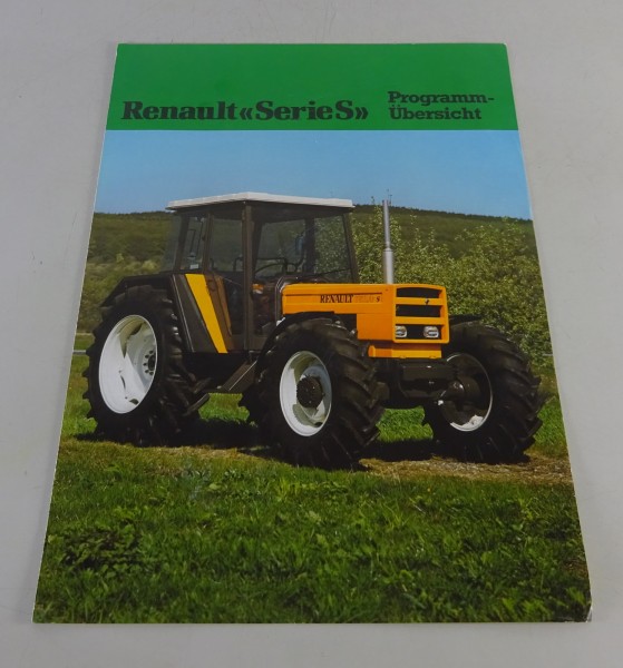 Prospekt / Broschüre Renault Traktor Serie S 421 - 751-4 S