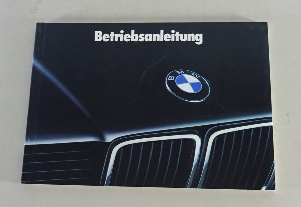 Betriebsanleitung / Handbuch BMW 7er E32 730i 735i iL 750 i iL von 8/1988