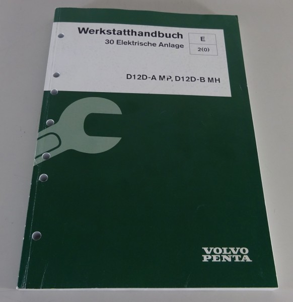 Werkstatthandbuch Volvo Penta D12D-A MP / D12D-B MH 30 Elektrische Anlage 9/2004