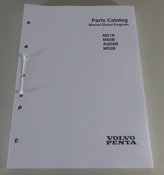 Parts Catalog / Ersatzteilliste Volvo Penta MD1B / MD2B / AQD2B / MD3B 09/2015