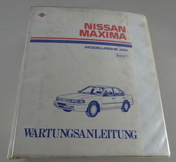 Werkstatthandbuch Nissan Maxima Modellreihe J30 - Stand 04/1992