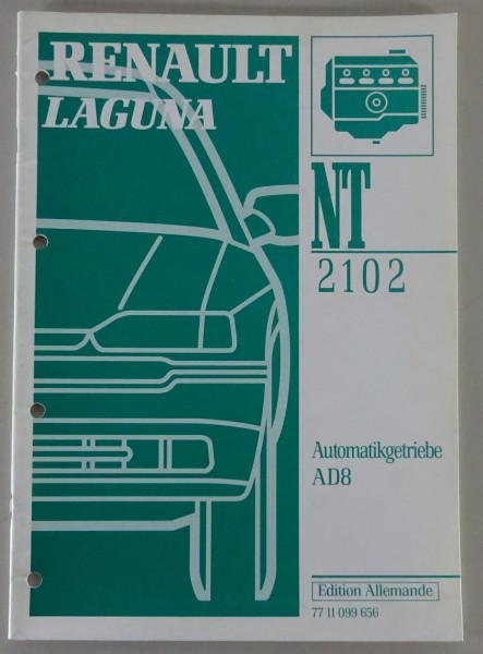 Werkstatthandbuch Renault Laguna Automatikgetriebe AD8 Stand 1994