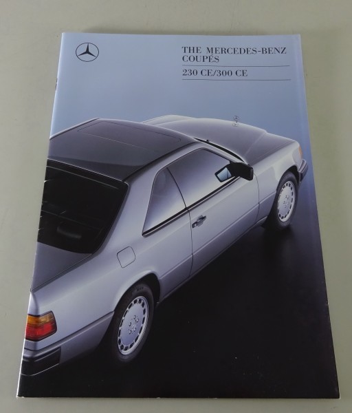 Prospekt / Brochure Mercedes-Benz W124 / C124 Coupé from 01/1988