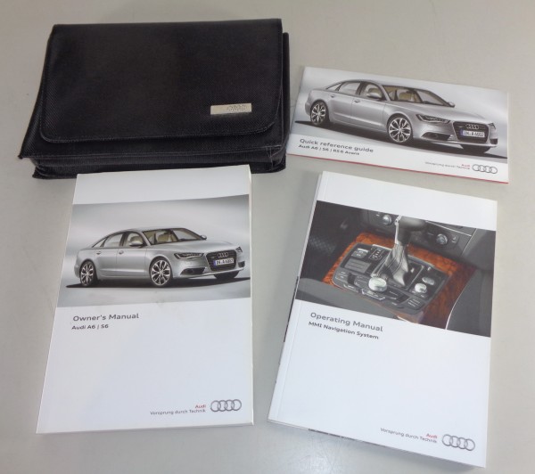 Owner's Manual + Wallet Audi A6 / S6 Avant Allroad quattro hybrid C7 from 5/2013