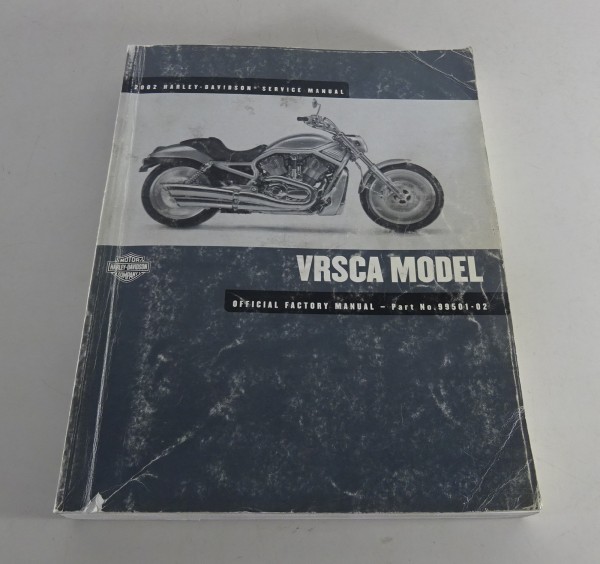 Workshop Manual Harley Davidson V-Rod VRSCA Model 2002 from 10/2001