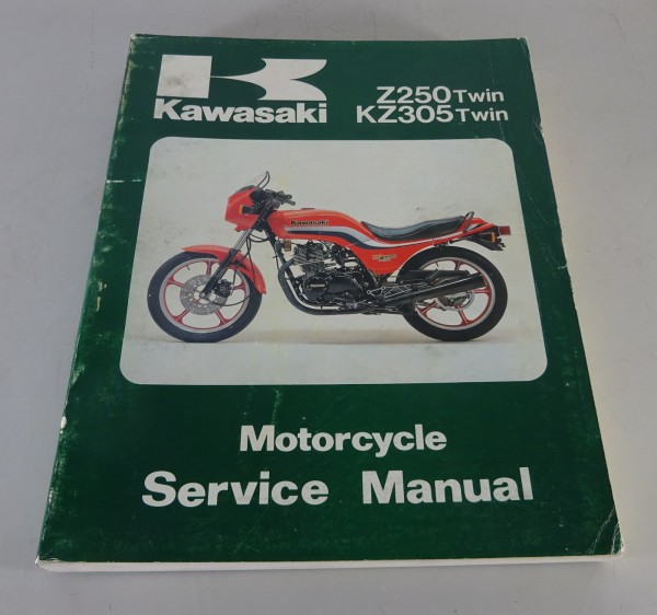 Workshop Manual / Motorcycle Kawasaki Z250 Twin / KZ305 Twin from 10/1983