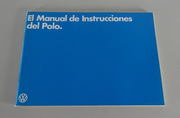 Manual de Instrucciones VW Polo I Typ 86 Edición 08/1980