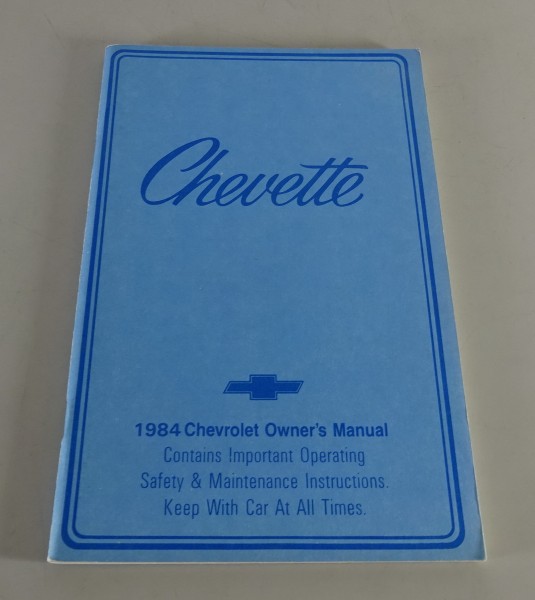 Owner´s Manual / Handbook Chevrolet Chevette Stand 1984