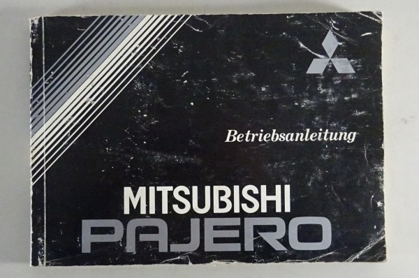 Betriebsanleitung / Handbuch Mitsubishi Pajero L040 von 1987