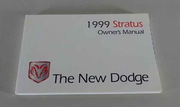 Owner´s Manual / Handbook Dodge Stratus Stand 1999