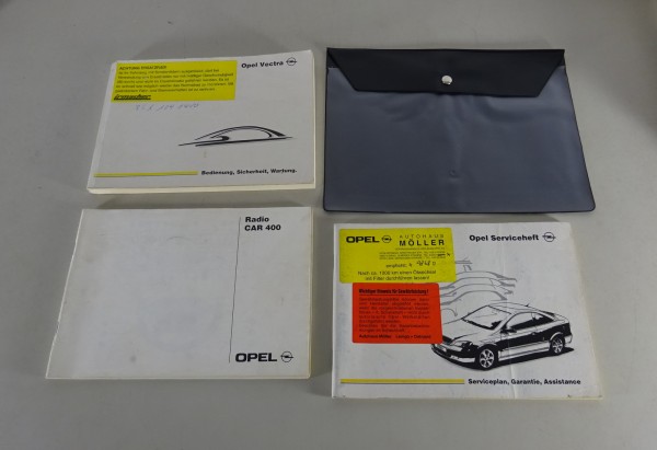 Bordmappe + Betriebsanleitung / Handbuch Opel Vectra B Stand 01/1999