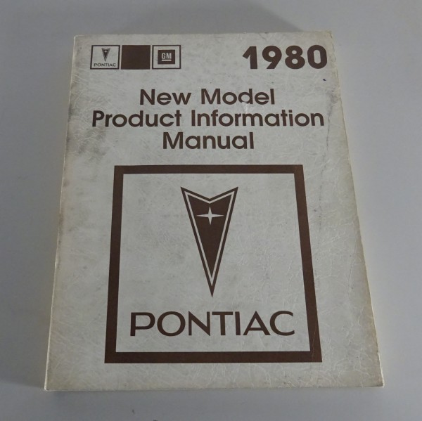 Workshop Manual Information Ponitac Fire Bird Trans Am/Bonneville etc. from 1980