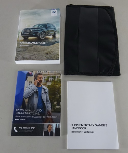 Bordmappe + Betriebsanleitung / Handbuch BMW X7 Typ G 07 Stand 02/2021