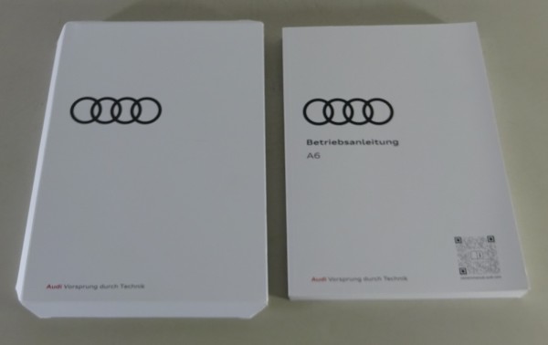 Bordmappe mit Betriebsanleitung Audi A6 C8, RS6, Avant, quattro Stand 06/2025