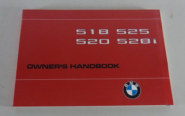 Owner's Manual / Handbook BMW 5-Series E12 518 / 520 / 525 / 528i from 08/1979