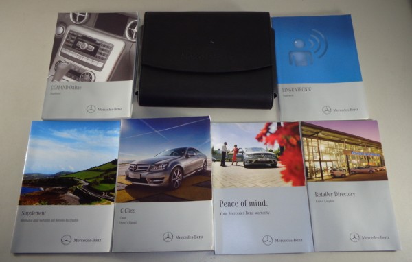 Owner's Manual + Wallet Mercedes Benz C-Class Coupe C205 180 250 350 from 2011