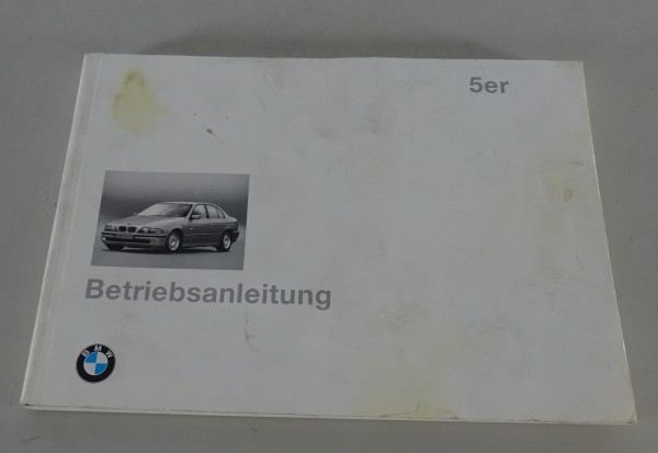 Betriebsanleitung / Handbuch BMW 5er E39 520i 523i 528i 535i 540i 520td... 1996