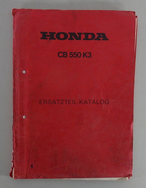 Teilekatalog / Ersatzteilkatalog Honda CB 550 K 3