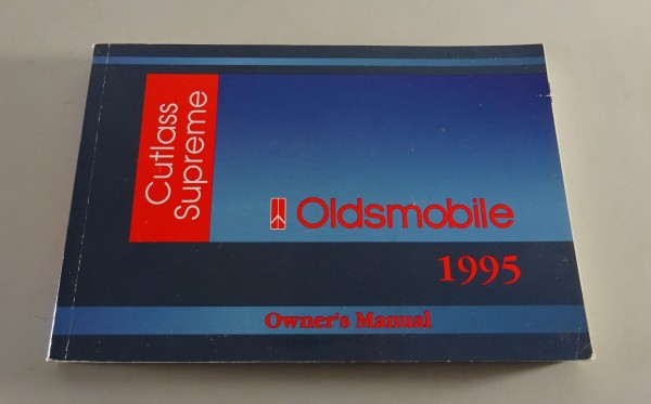Owner´s Manual / Handbook Oldsmobile Cutlass Supreme Stand 1995
