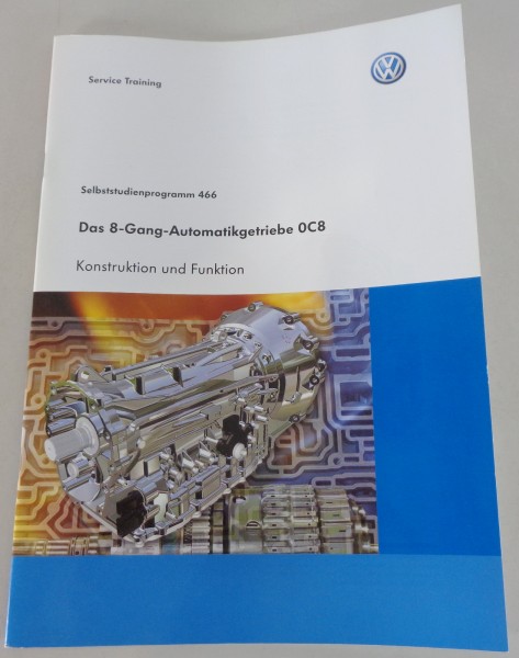 VW Selbststudienprogramm SSP 449 8-Gang-Automatikgetriebe 0C8 fürTouareg II 7P