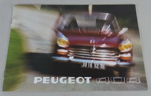 Prospekt / Broschüre Peugeot 404 GT Stand 1973