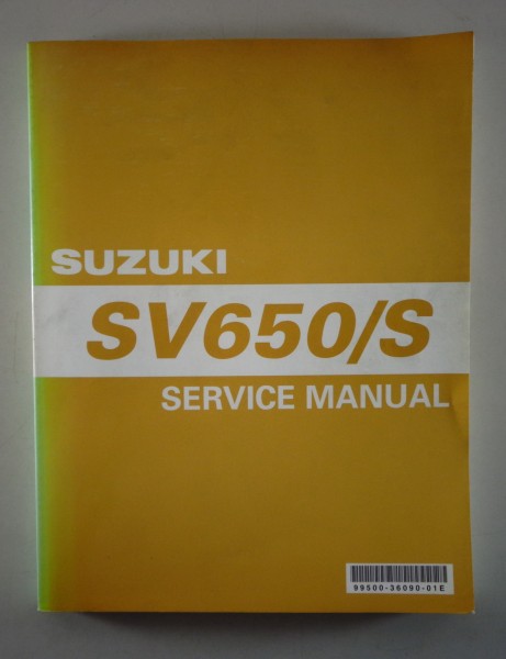 Workshop Manual / Repair Manual Suzuki SV 650 / 650 S ab 1998