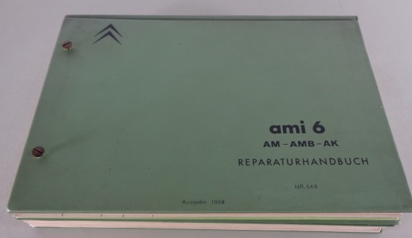 Werkstatthandbuch / Reparaturleitfaden Citroen Ami 6 (AM / AMB / AK) von 1968