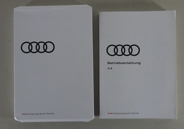 Bordmappe + Betriebsanleitung / Handbuch Audi A4 B9 Stand 11/2019