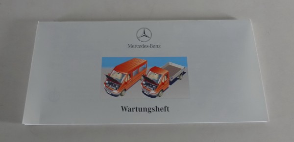 Scheckheft / Wartungsheft Mercedes Benz Sprinter Typ 901 - Blanko Stand 09/1999