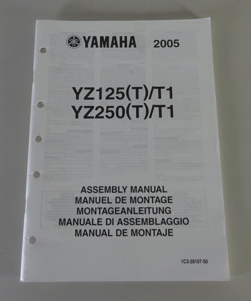 Montageanleitung / Assembly Manual Yamaha YZ 125 / 250 (T) T1 von 2005