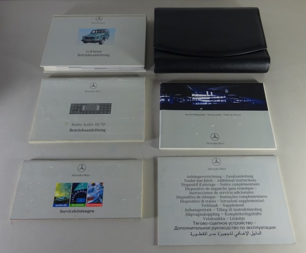 Bordmappe mit Betriebsanleitung Mercedes G-Modell W463 G320 500 400 CDi von 2000
