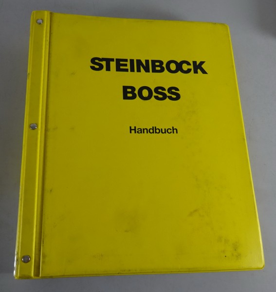 Betriebsanleitung / Werkstatthandbuch Steinbock Boss Gabelstapler WK10/WK14/MK1B