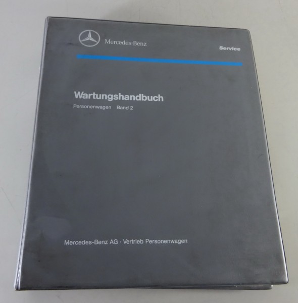 Wartungshandbuch Mercedes-Benz R107, W123, W124, W126, R129, W140, W201 ab 1981