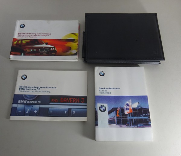 Bordmappe + Betriebsanleitung BMW 3er E46 316i 318i 320i/d 323i 328i v. 11/1998