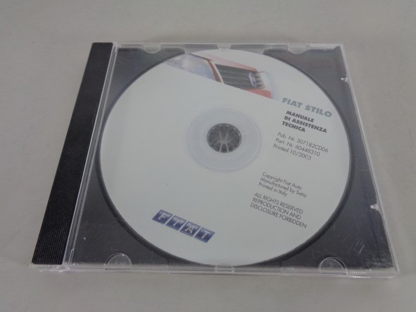 Werkstatthandbuch auf CD Fiat Stilo Stand 10/2003