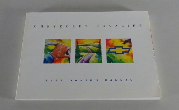 Owner´s Manual / Handbook Chevrolet Cavalier Stand 1993