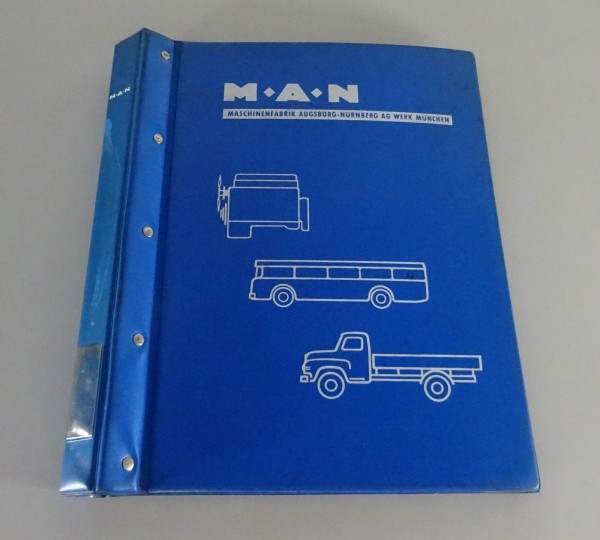 Teilekatalog / Ersatzteilkatalog MAN Motor D 0836 HMU Stand 09/1966