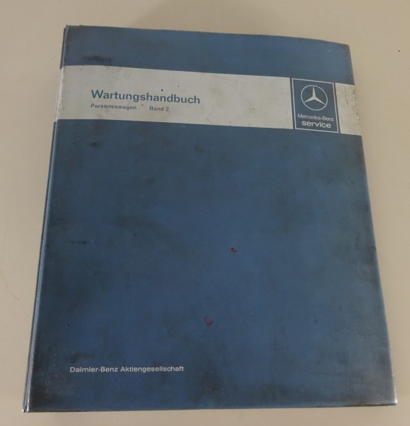 Wartungshandbuch Mercedes-Benz Typ W123, 124 126 201 R107, R129 Stand 06/1992