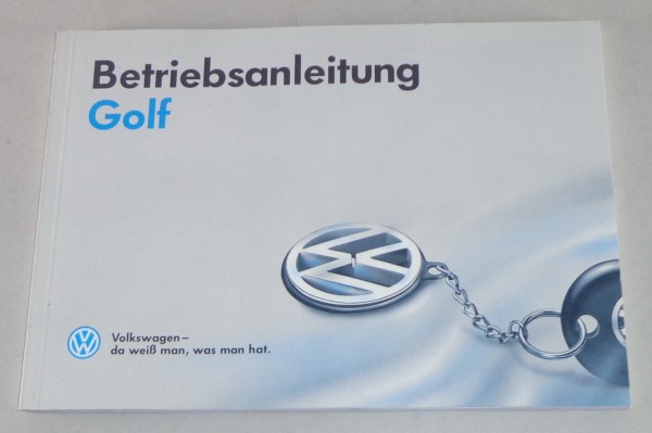 Betriebsanleitung VW Golf 3/III Stand 07/1994