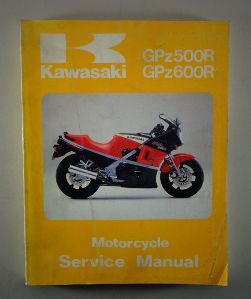 Workshop Manual / Werkstatthandbuch Kawasaki GPz 500 / 600 R from 01/1985